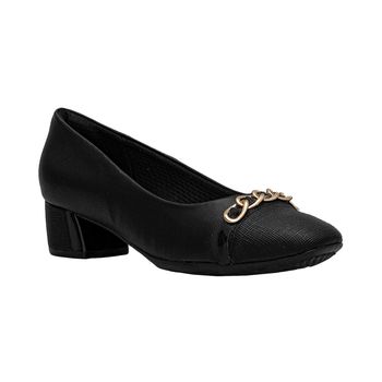 Sapato-Preto-Salto-Bloco-Corrente-Frontal-|-Comfort-Tamanho--37---Cor--PRETO-0